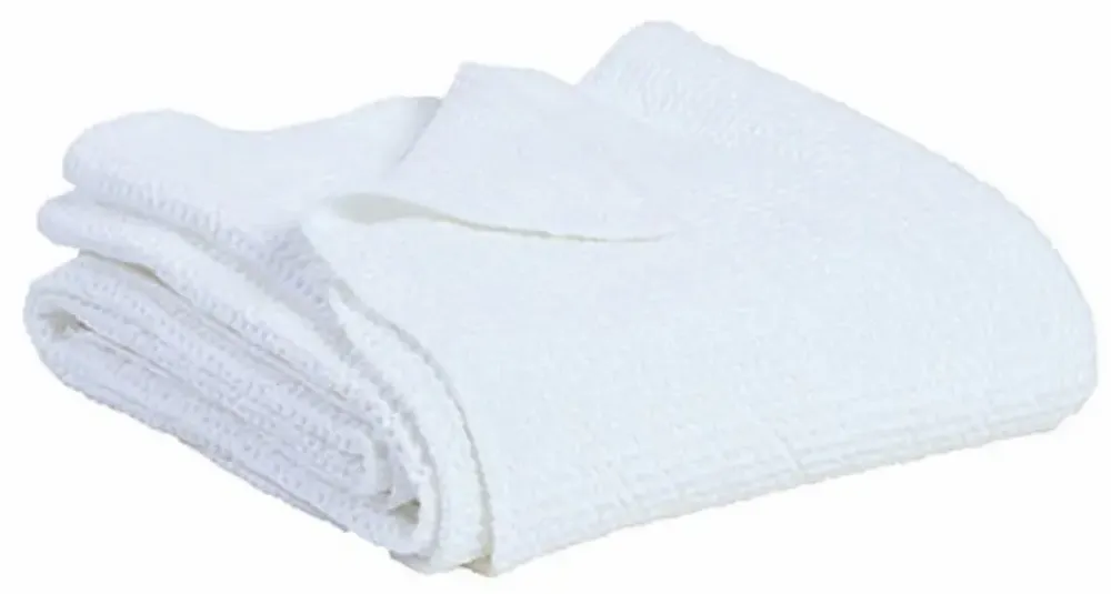 Plaids - Plaid recyclé Maia Blanc 140 x 200 - MAISON VIVARAISE - SDE VIVARAISE WINKLER