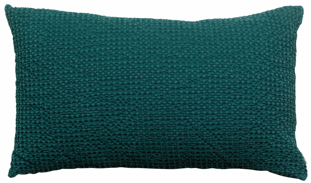 Coussins - Coussin recyclé Maia Pétrole 30 x 50 - MAISON VIVARAISE - SDE VIVARAISE WINKLER