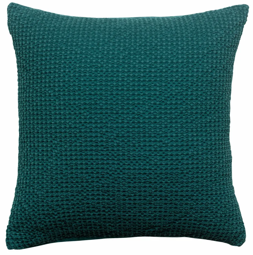 Coussins - Coussin recyclé Maia Pétrole 45 x 45 - MAISON VIVARAISE - SDE VIVARAISE WINKLER