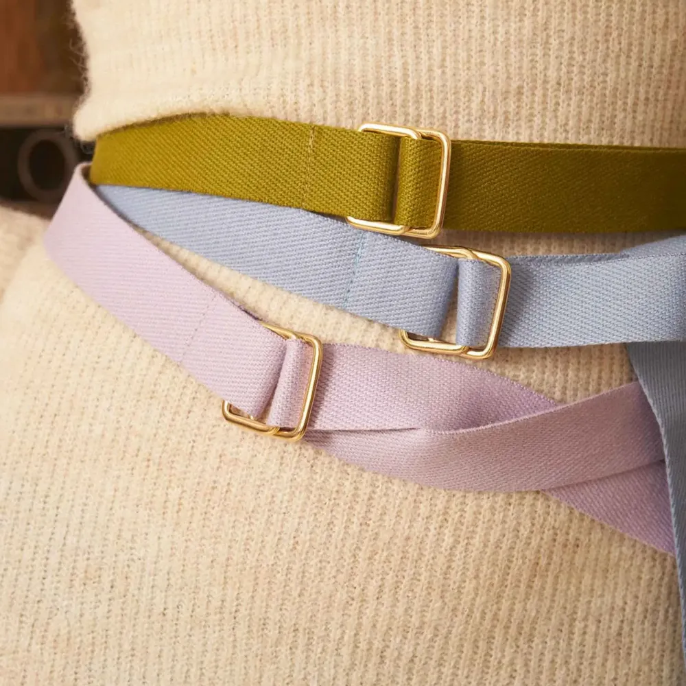 Prêt-à-porter - Ceinture Ursule Lichen 3 x 110 - LA CERISE SUR LE GATEAU