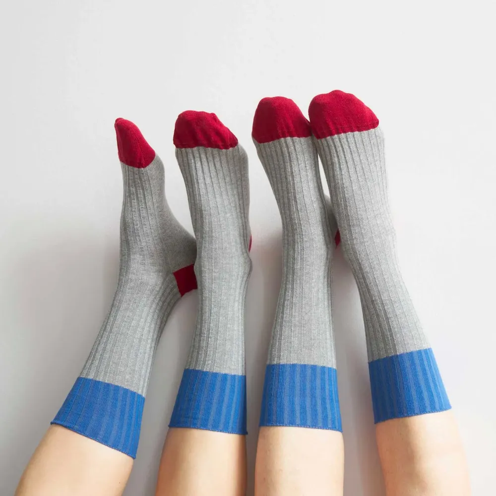 Chaussettes - Chaussettes Yvette Cendre 42/45 - LA CERISE SUR LE GATEAU