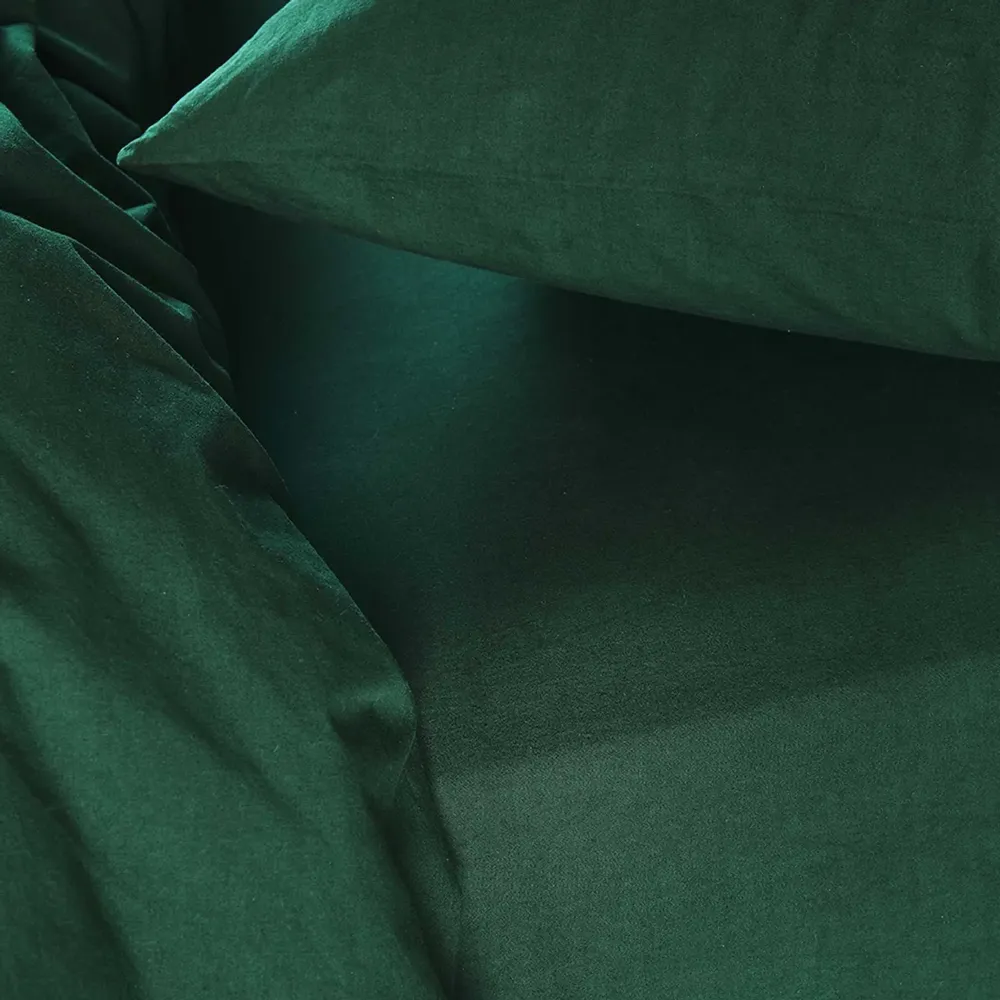 Linge de lit - Drap housse Céleste Nori 200 x 180 - LA CERISE SUR LE GATEAU