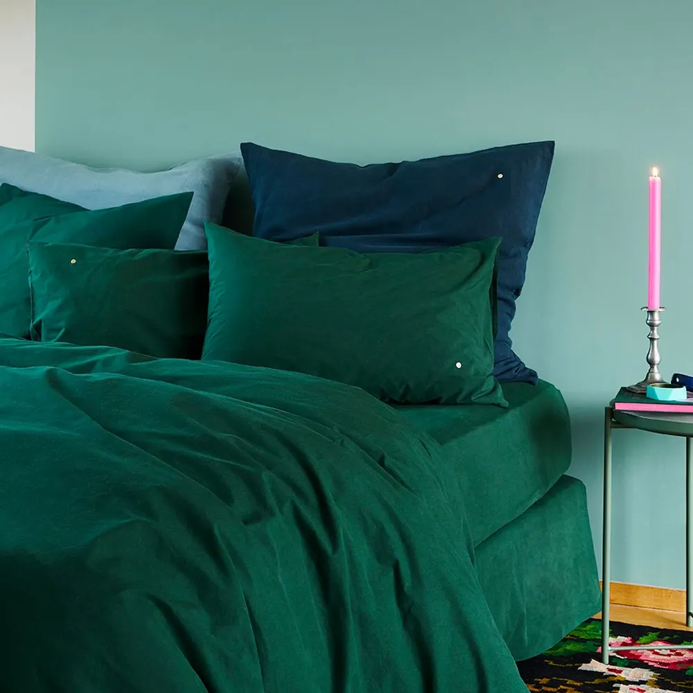 Linge de lit - Housse de couette Céleste Nori 240 x 260 - LA CERISE SUR LE GATEAU