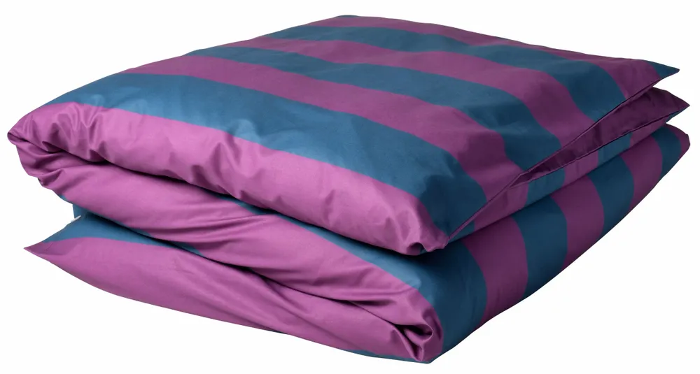 Linge de lit - Housse de couette Malo Purple rain/Orage 200 x 140 - LA CERISE SUR LE GATEAU