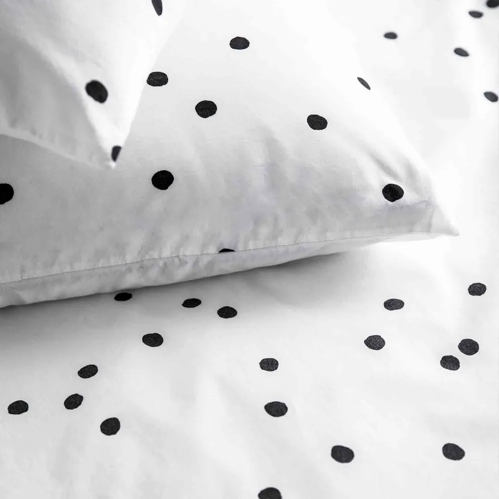 Linge de lit - Housse de couette Odette Milk 220 x 240 - LA CERISE SUR LE GATEAU