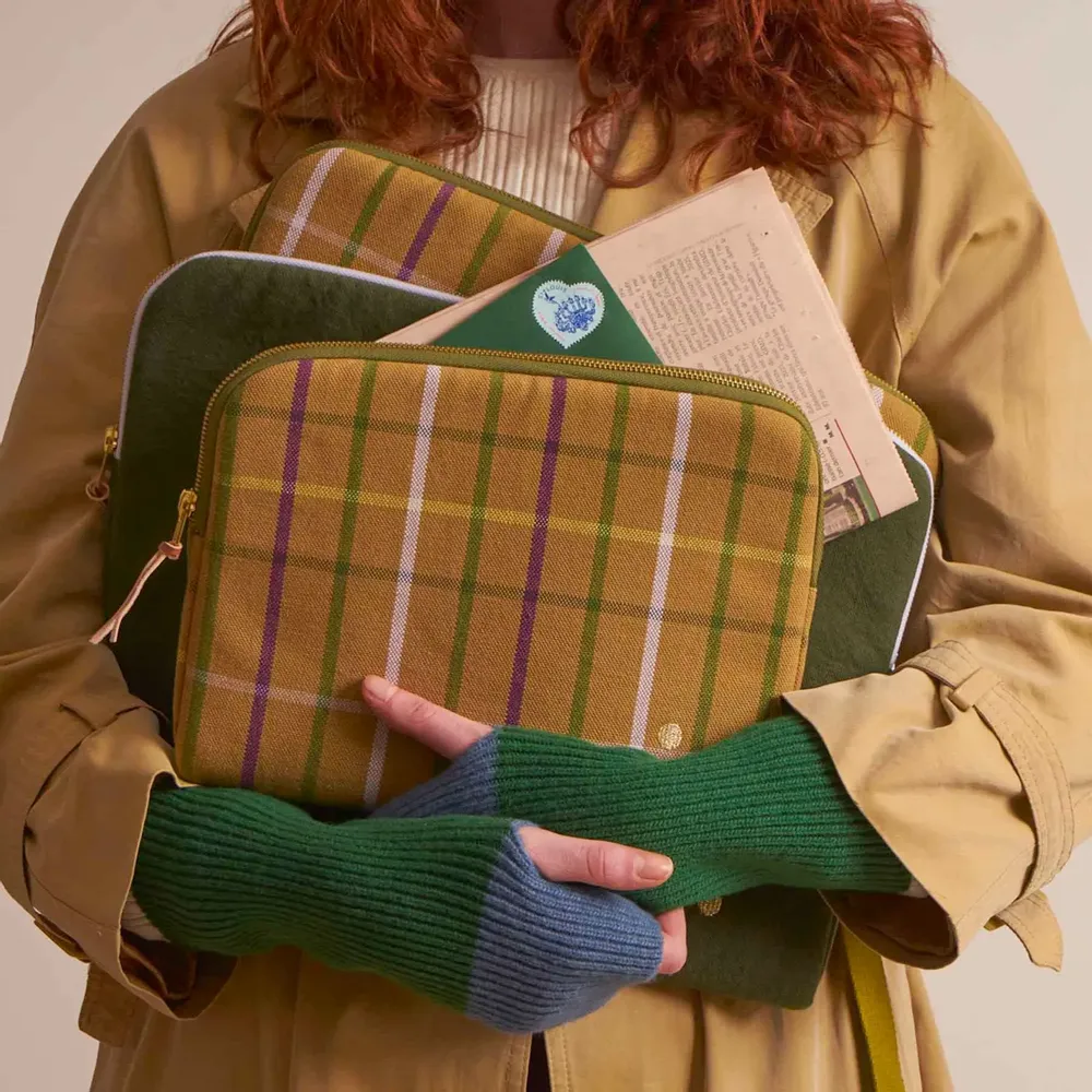 Clutches - Scotty Laptop Sleeve Marron 13-14"" - LA CERISE SUR LE GATEAU