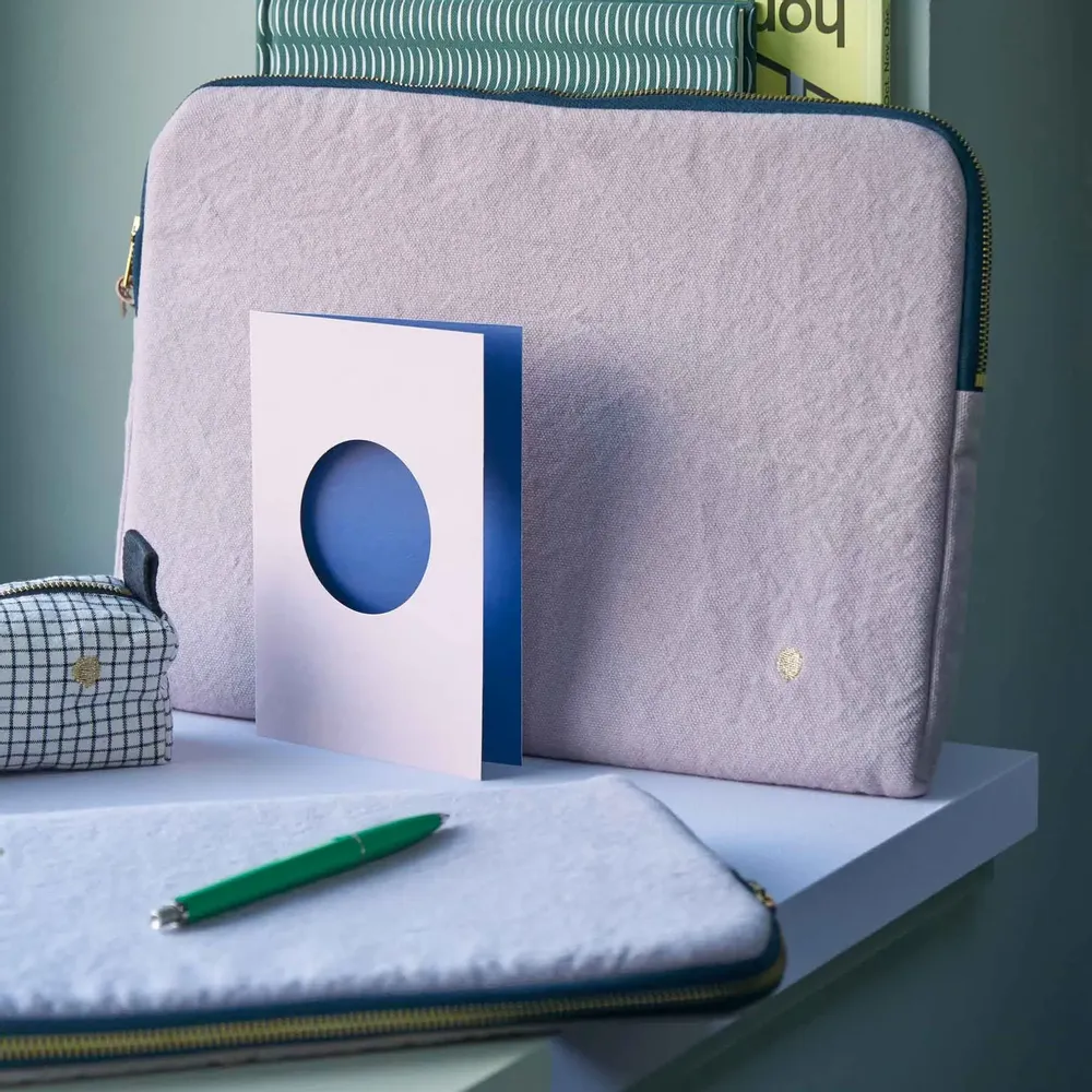 Clutches - Laptop Sleeve Iona Poivre rose 15-16"" - LA CERISE SUR LE GATEAU