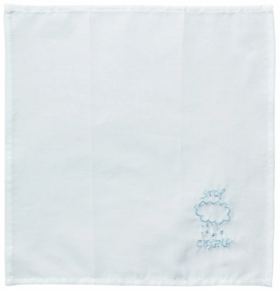 Clutches - Hankie Crying Handkerchief Bleu 25 X 25 - LA CERISE SUR LE GATEAU