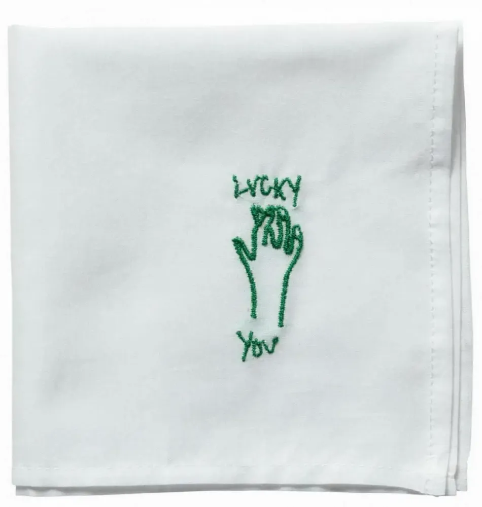Clutches - Hankie Lucky Handkerchief Vert 25 X 25 - LA CERISE SUR LE GATEAU