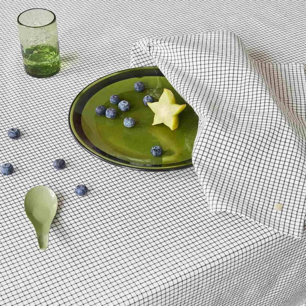 Nappes - Nappe Gustave Caviar 160 x 250 - LA CERISE SUR LE GATEAU