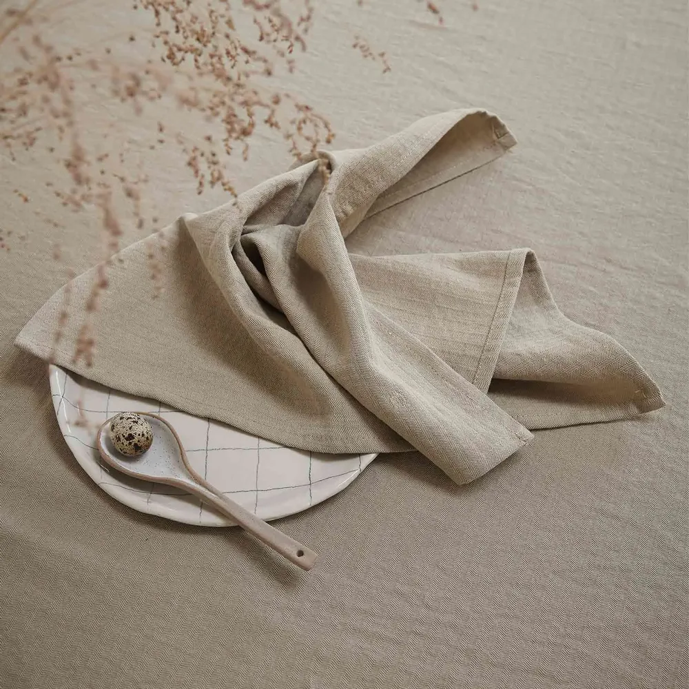 Table cloths - Marcel Tablecloth Ginger 160 X 250 - LA CERISE SUR LE GATEAU