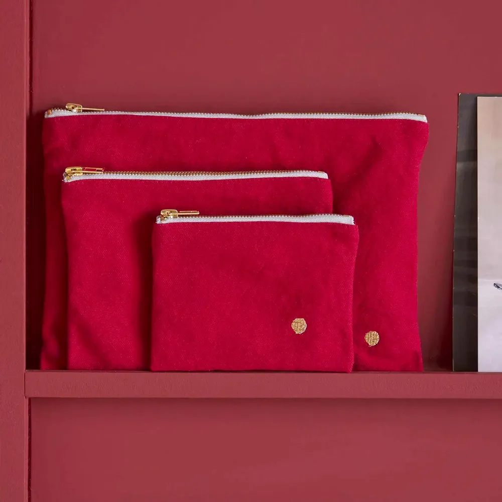 Clutches - Iona Pouch Cherry 11 X 14 X 1 - LA CERISE SUR LE GATEAU