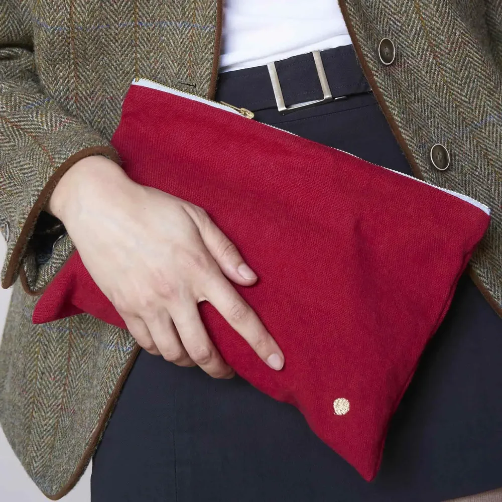 Pochettes - Pochette Iona Cherry L 19 x 28 x 1 - LA CERISE SUR LE GATEAU