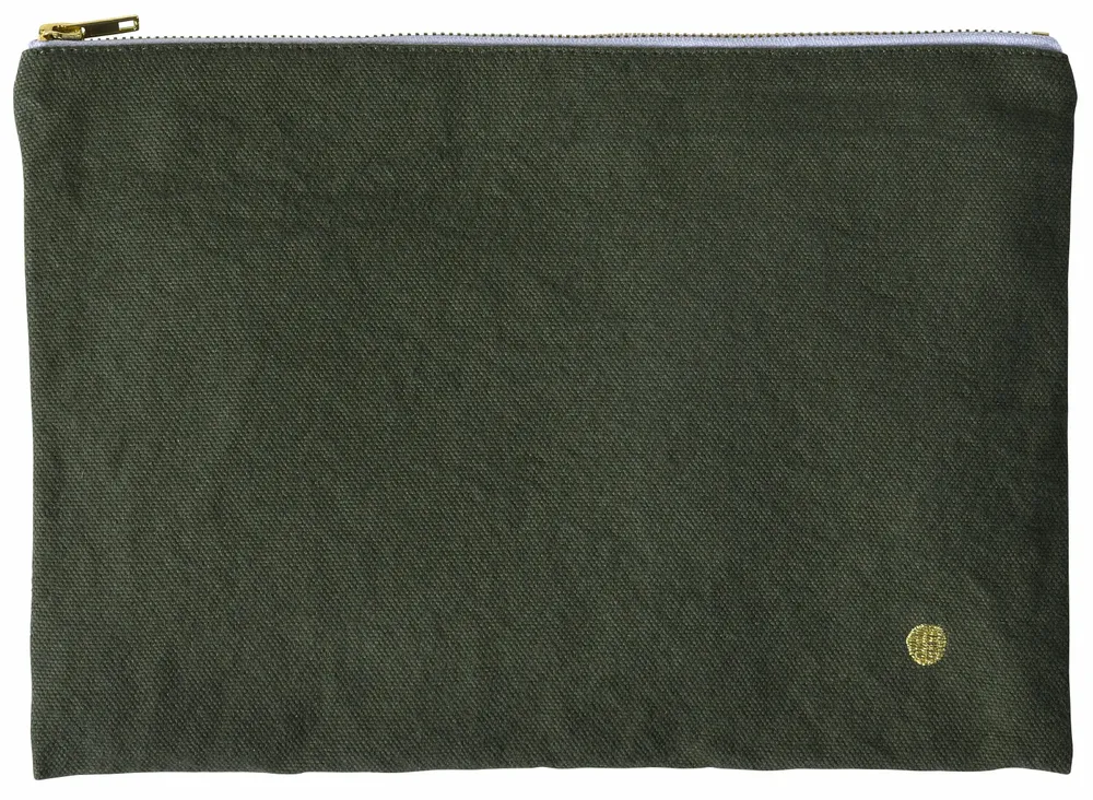 Clutches - Iona Pouch Kale 19 X 28 X 1 - LA CERISE SUR LE GATEAU