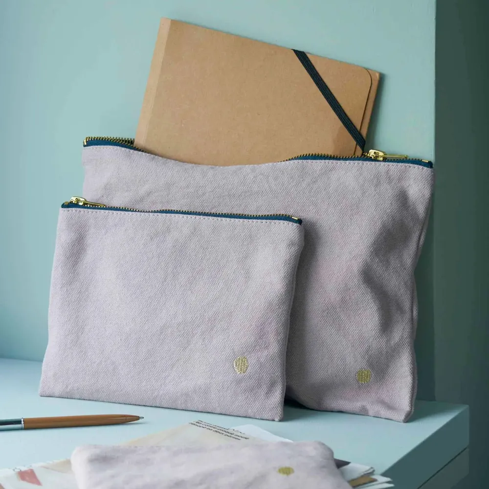 Pochettes - Pochette Iona Poivre rose L 19 x 28 x 1 - LA CERISE SUR LE GATEAU