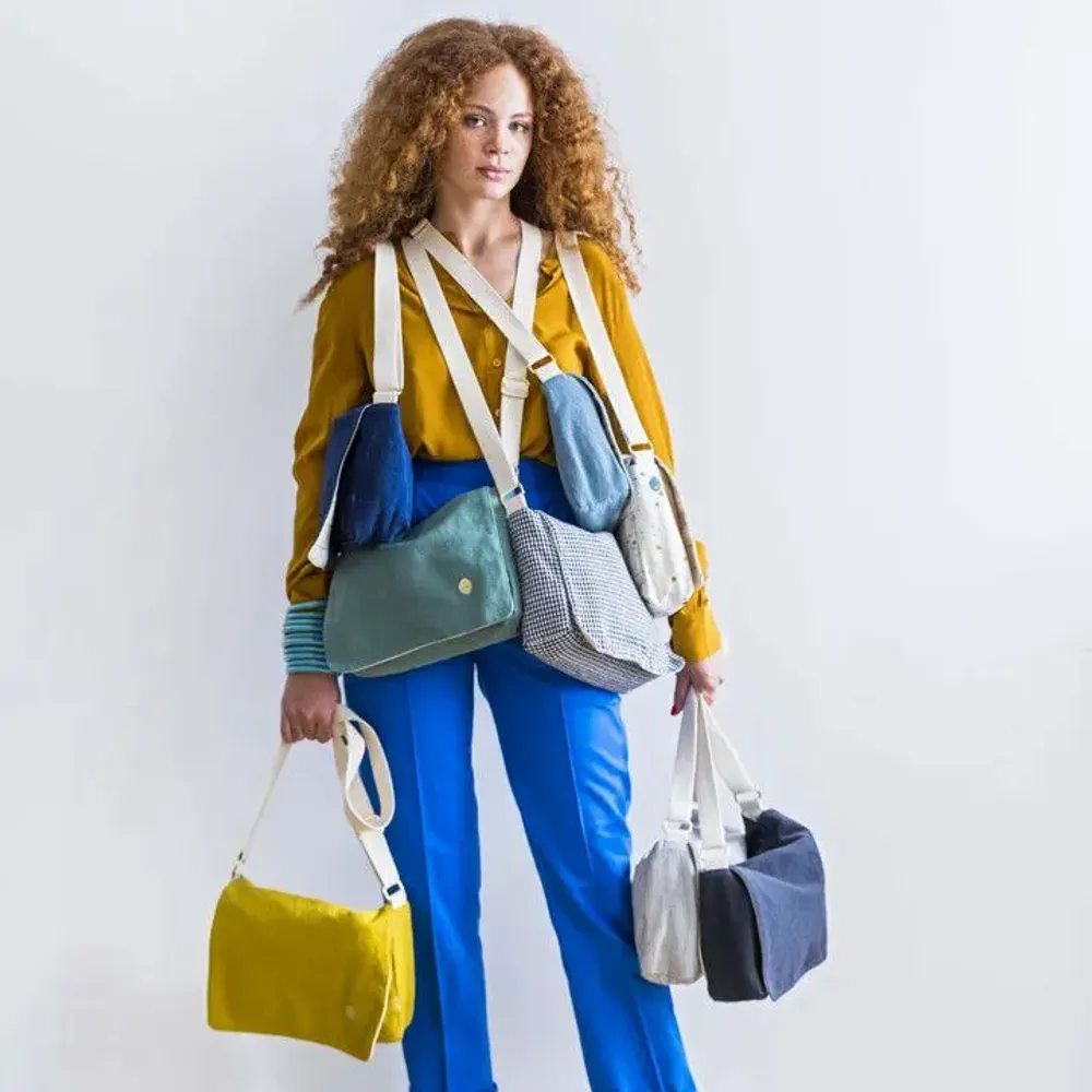 Sacs et cabas - Sac besace Iona Brigitte Multicolore 18 x 27 x 8 - LA CERISE SUR LE GATEAU