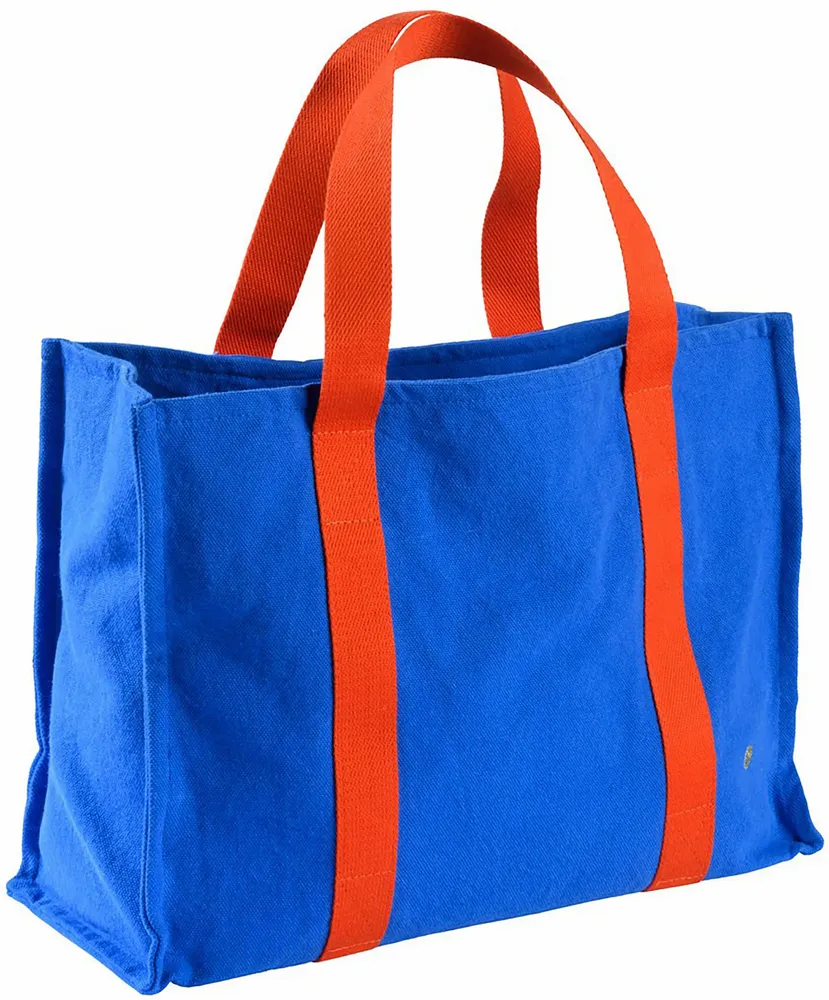 Sacs et cabas - Sac daily Iona Bleu Mécano 25 x 38 x 15 - LA CERISE SUR LE GATEAU