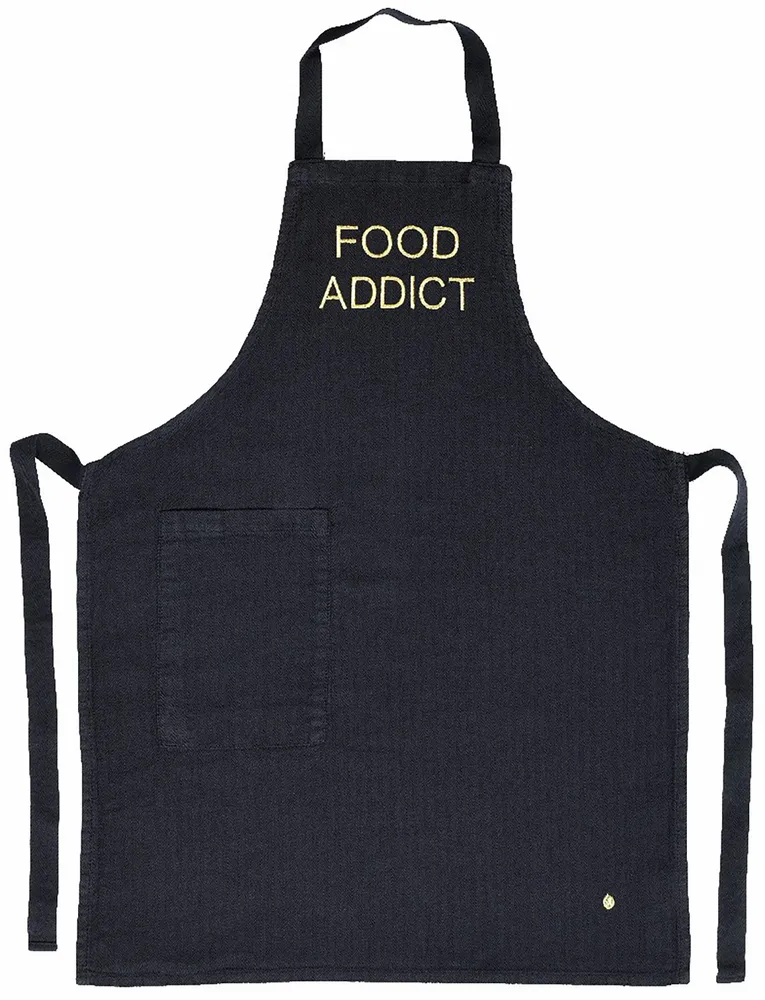 Aprons - Marcel Food Children's Kitchen Apron Caviar 65 X 50 - LA CERISE SUR LE GATEAU