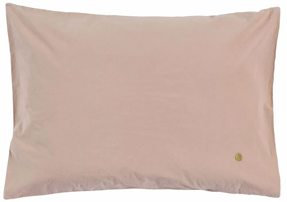 Bed linens - Pillowcase Céleste Biscuit 50 X 70 - LA CERISE SUR LE GATEAU