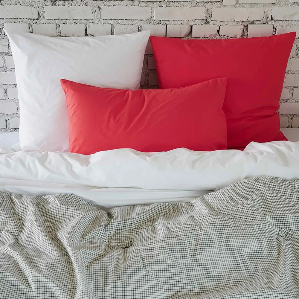 Bed linens - Céleste Pillowcase Corail 65 X 65 - LA CERISE SUR LE GATEAU