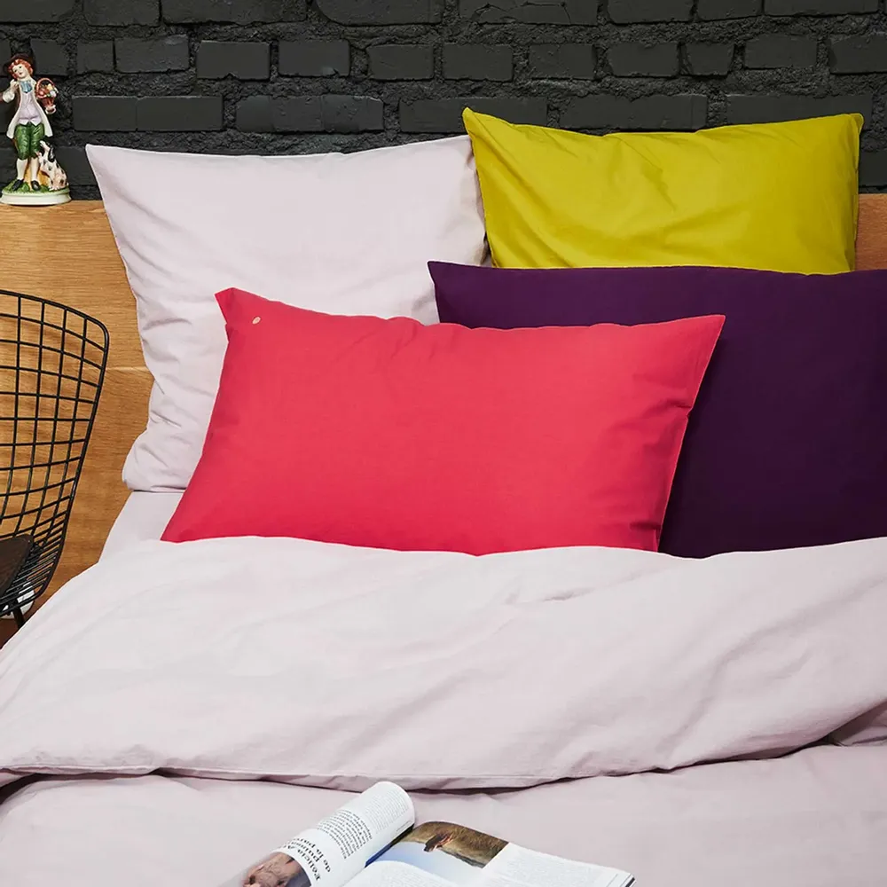 Linge de lit - Taie d'oreiller Céleste Absinthe 65 x 65 - LA CERISE SUR LE GATEAU