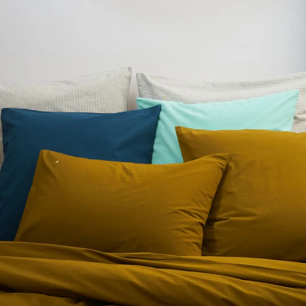 Bed linens - Céleste Pillowcase Nuts 70 X 50 - LA CERISE SUR LE GATEAU
