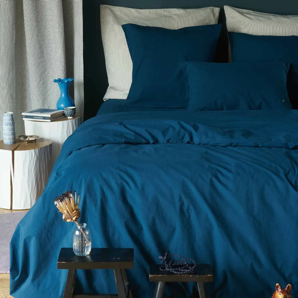 Linge de lit - Taie d'oreiller Céleste Orage 65 x 65 - LA CERISE SUR LE GATEAU