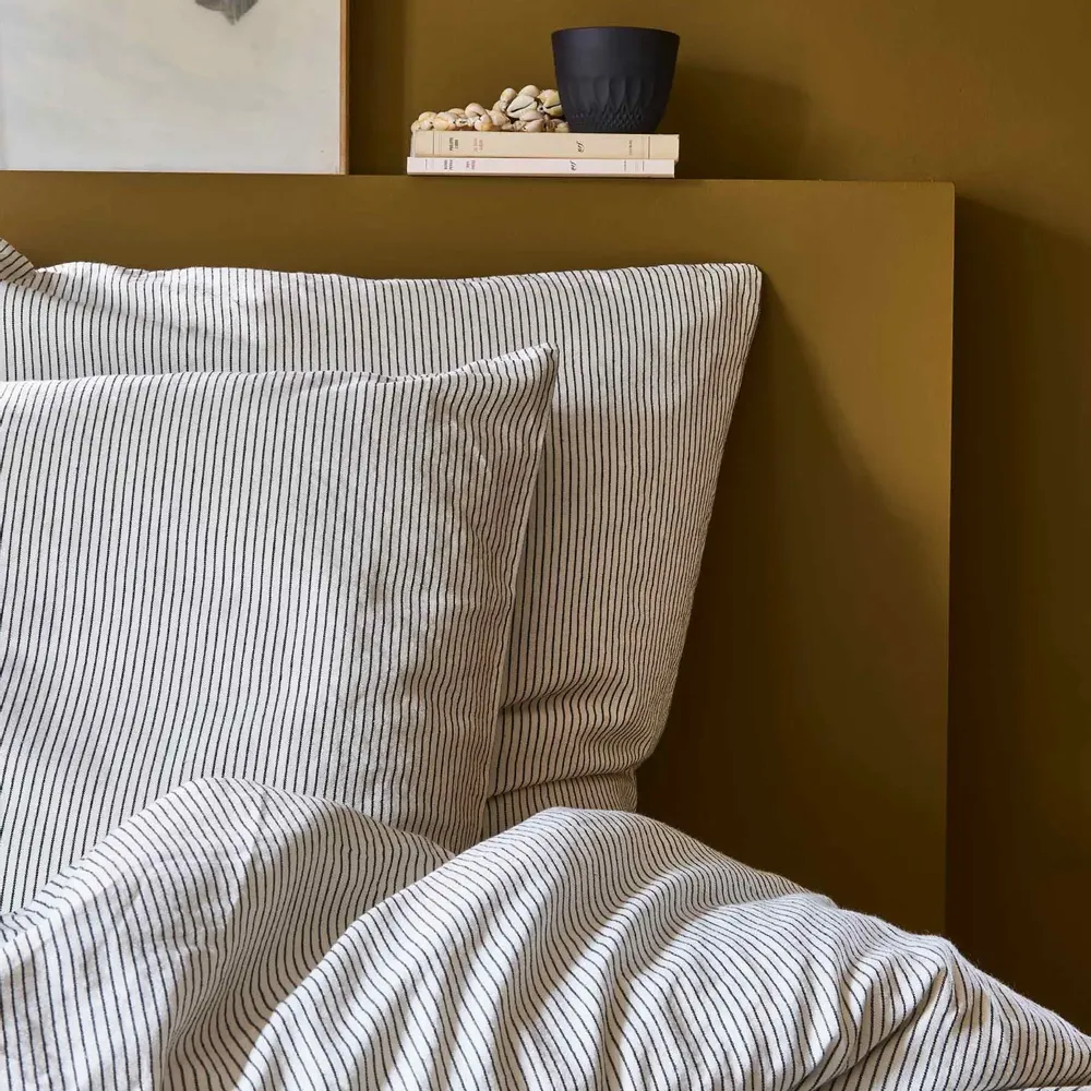 Bed linens - Léonie Pillowcase Caviar 65 X 65 - LA CERISE SUR LE GATEAU