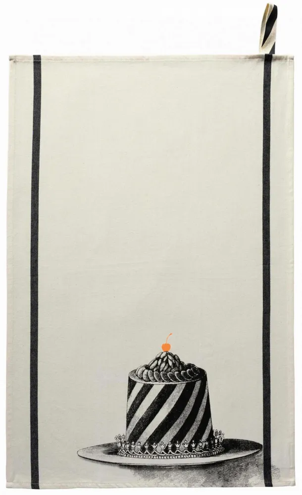 Dish towels - Charlotte Tea Towel Écru 70 X 50 - LA CERISE SUR LE GATEAU