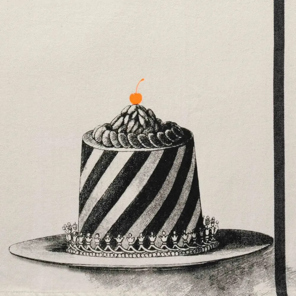 Dish towels - Charlotte Tea Towel Écru 70 X 50 - LA CERISE SUR LE GATEAU