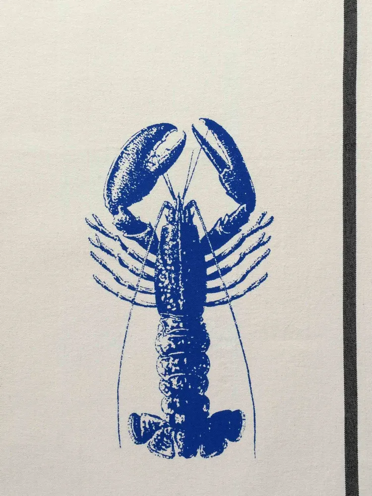 Dish towels - Homard Tea Towel Bleu 70 X 50 - LA CERISE SUR LE GATEAU