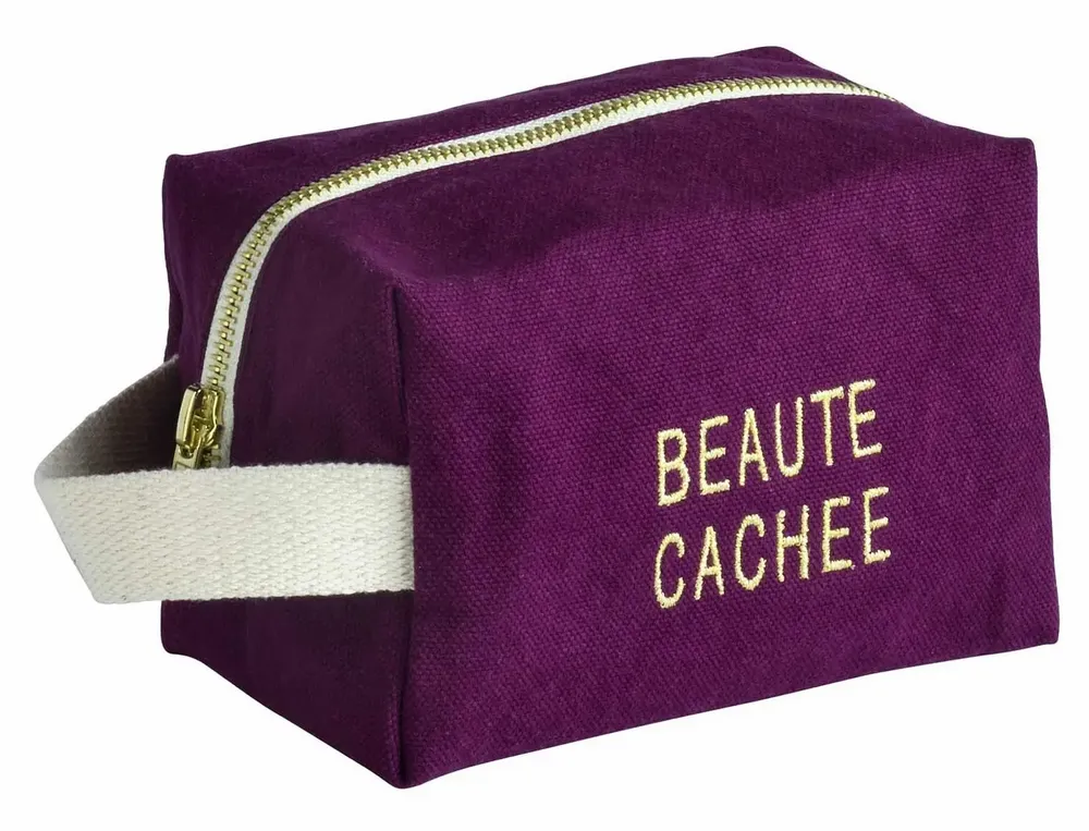 Pochettes - Trousse cube Beauté Purple rain Violet S 15,5 x 10 x 10 - LA CERISE SUR LE GATEAU