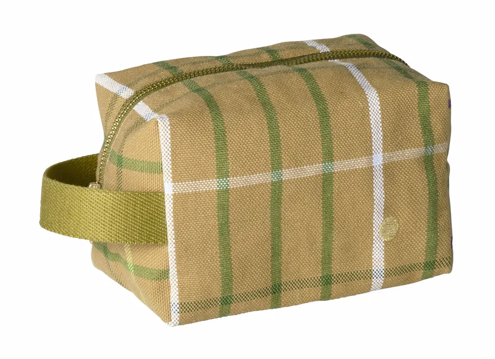 Clutches - Cube Pouch Scotty Marron S 15,5 X 10 X 10 - LA CERISE SUR LE GATEAU