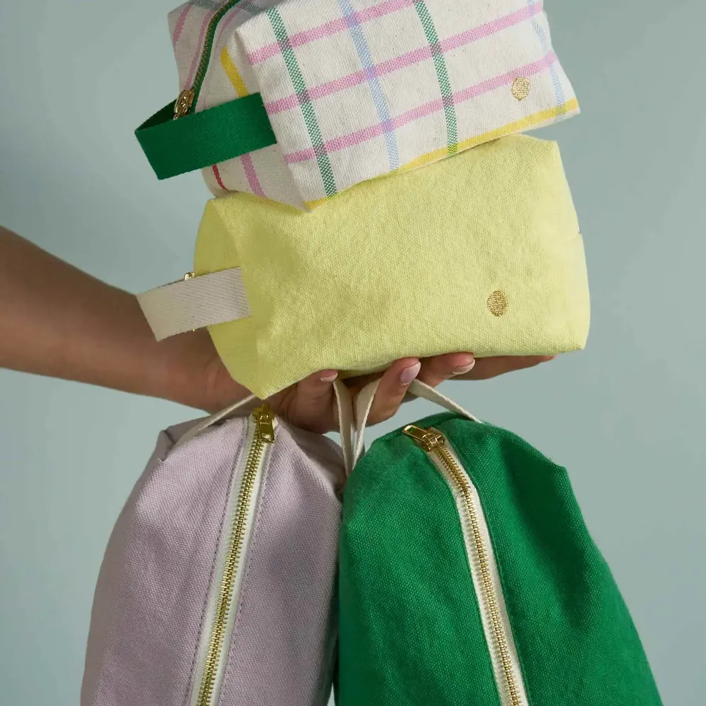 Clutches - Cube Cosmetic Bag Iona Poivre rose S 15,5 X 10 X 10 - LA CERISE SUR LE GATEAU