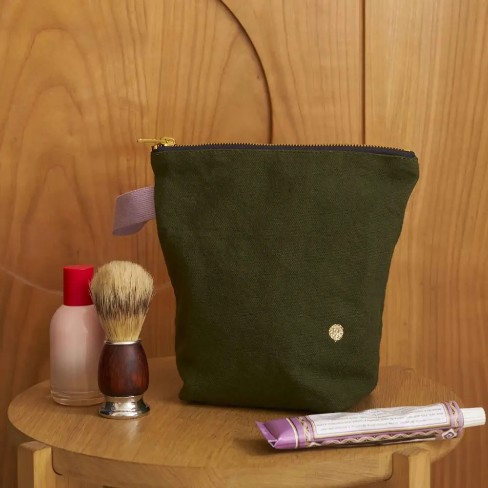 Pochettes - Trousse de toilette Iona Kale L 23 x 28 x 10 - LA CERISE SUR LE GATEAU