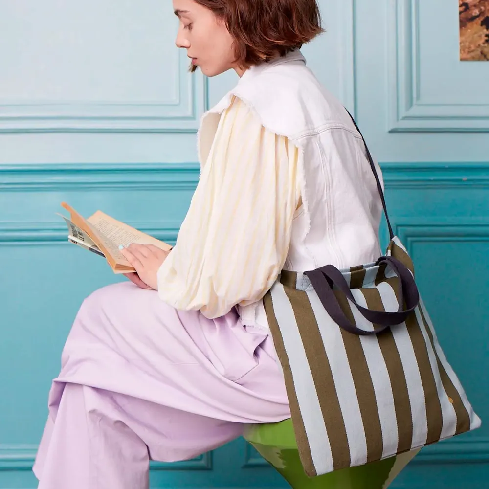 Sacs et cabas - Sac city Rita Matcha 38 x 38 - LA CERISE SUR LE GATEAU