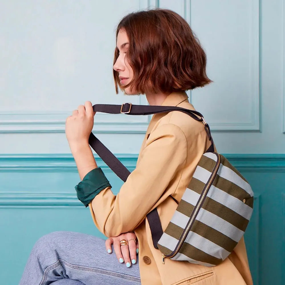 Sacs et cabas - Sac banane Rita Matcha 19 x 28 - LA CERISE SUR LE GATEAU