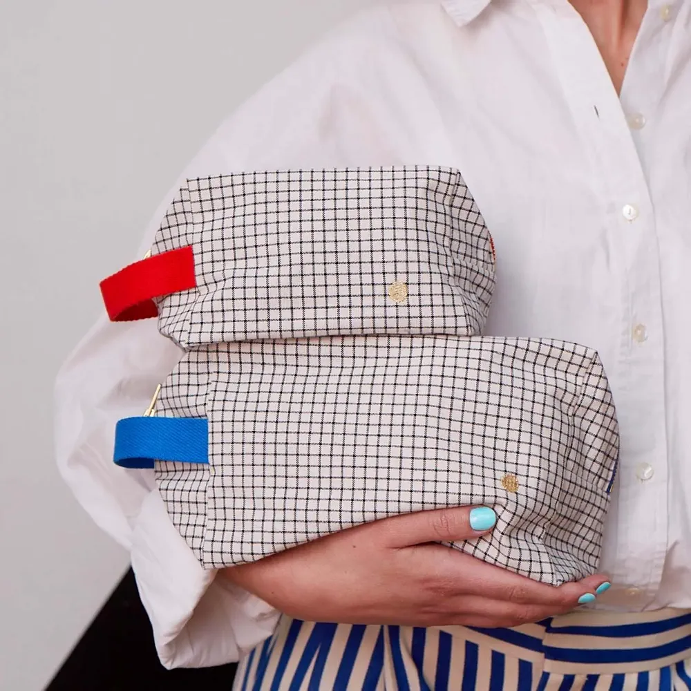 Clutches - Cube pouch Stylo Rouge S 10 X 16 X 10 - LA CERISE SUR LE GATEAU