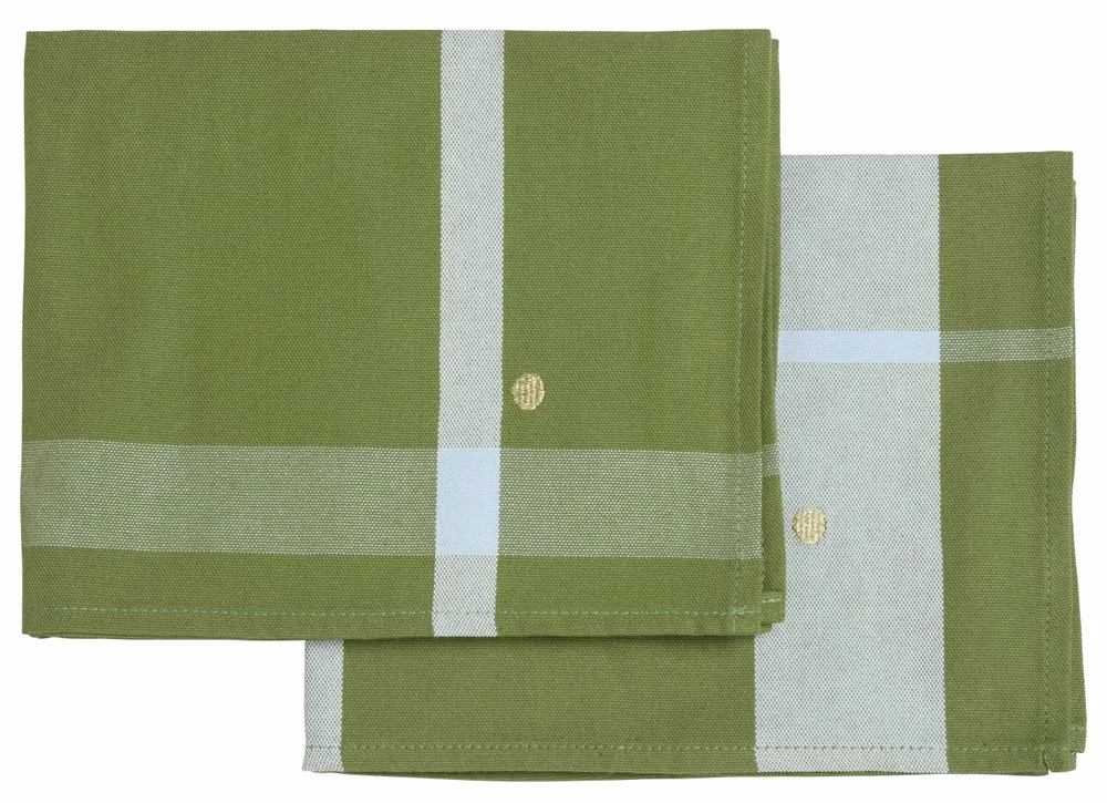 Table cloths - Set of 2 La nonna placemats Pistacchio 40 X 50 X 1 - LA CERISE SUR LE GATEAU