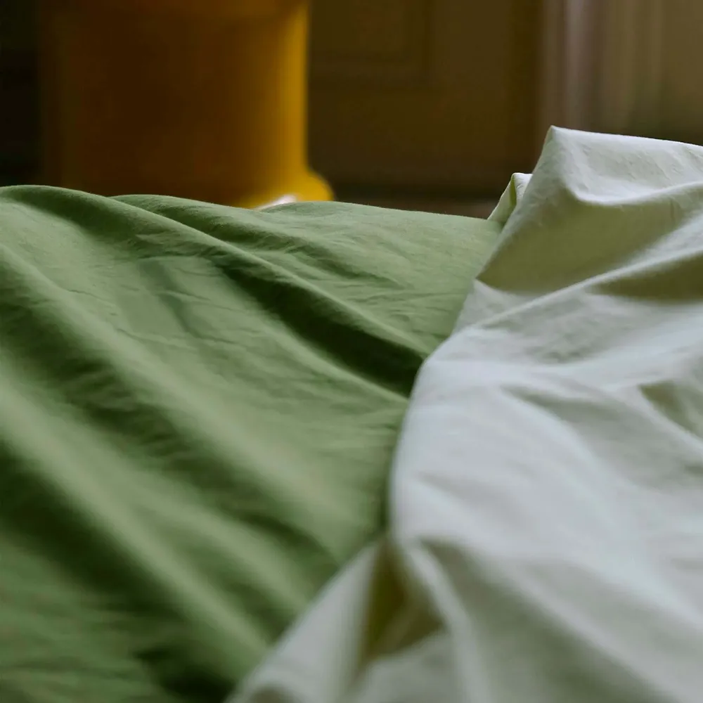 Linge de lit - Housse de couette Celeste pistacchio - MAISON VIVARAISE - SDE VIVARAISE WINKLER