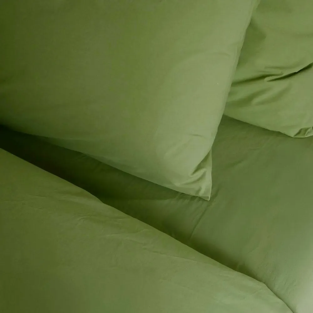 Bed linens - Céleste Fitted Sheet Pistacchio 200 X 180 - LA CERISE SUR LE GATEAU