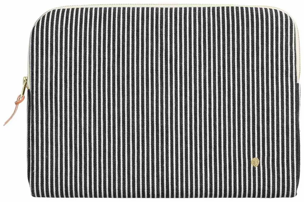 Clutches - Basile Laptop Sleeve Caviar 13-14"" - LA CERISE SUR LE GATEAU