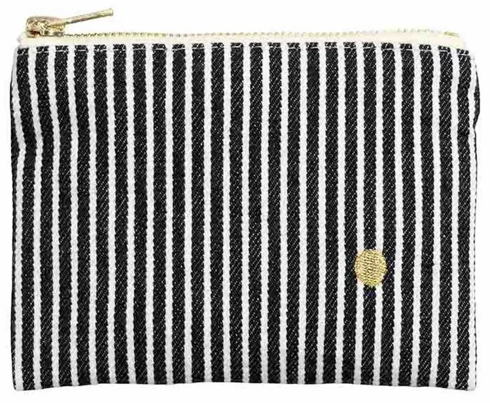 Clutches - Basile Pouch Caviar 11 X 14 X 1 - LA CERISE SUR LE GATEAU