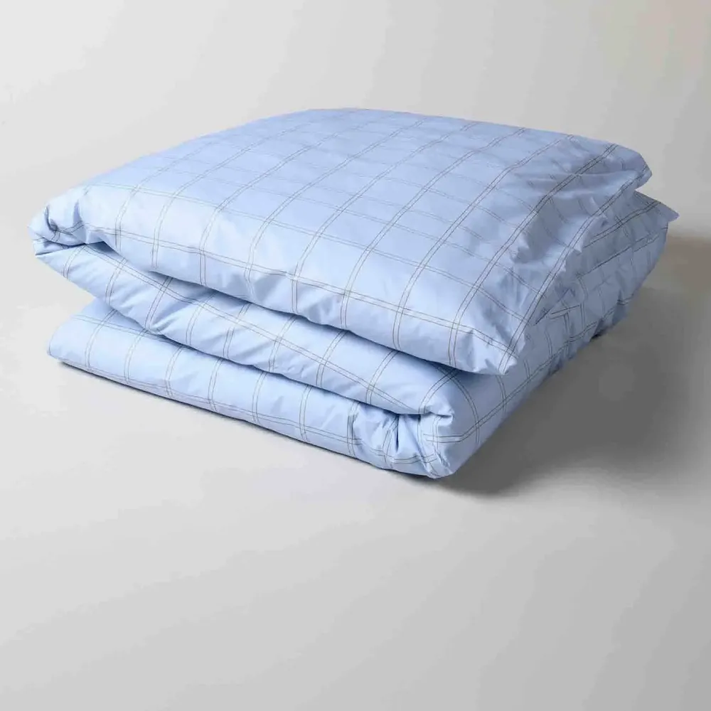 Linge de lit - Housse de couette Chloé Ciel 200 x 140 - LA CERISE SUR LE GATEAU