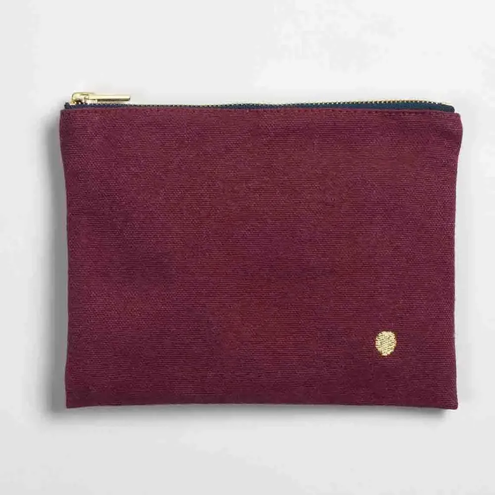 Clutches - Iona Pouch Wine 14 X 19 X 1 - LA CERISE SUR LE GATEAU