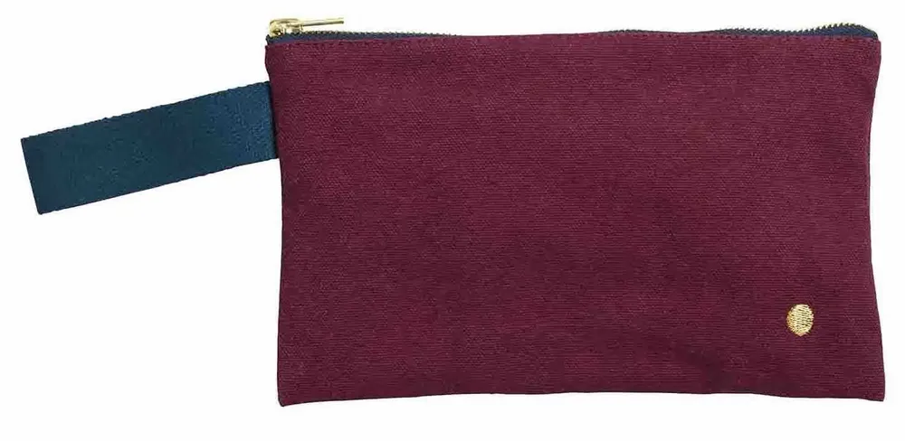Clutches - Wristlet pouch Iona Wine 14 X 24 - LA CERISE SUR LE GATEAU