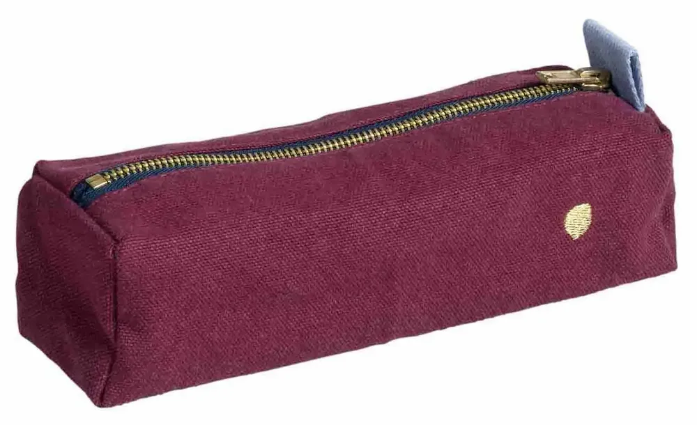 Clutches - Iona Pencil Case Wine 6 X 20 X 6 - LA CERISE SUR LE GATEAU