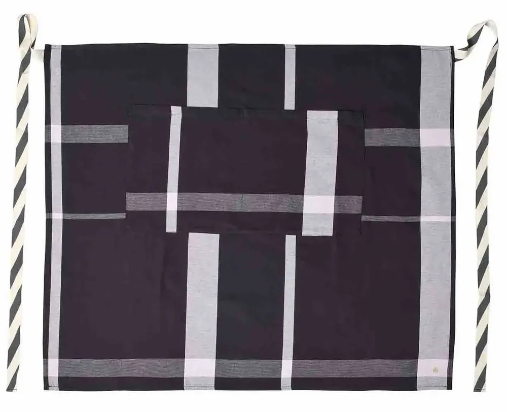 Tabliers de cuisine - Tablier bistrot La nonna Caviar 70 x 85 - LA CERISE SUR LE GATEAU