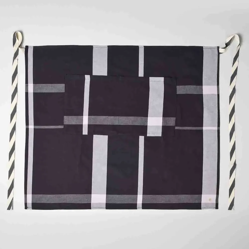 Tabliers de cuisine - Tablier bistrot La nonna Caviar 70 x 85 - LA CERISE SUR LE GATEAU