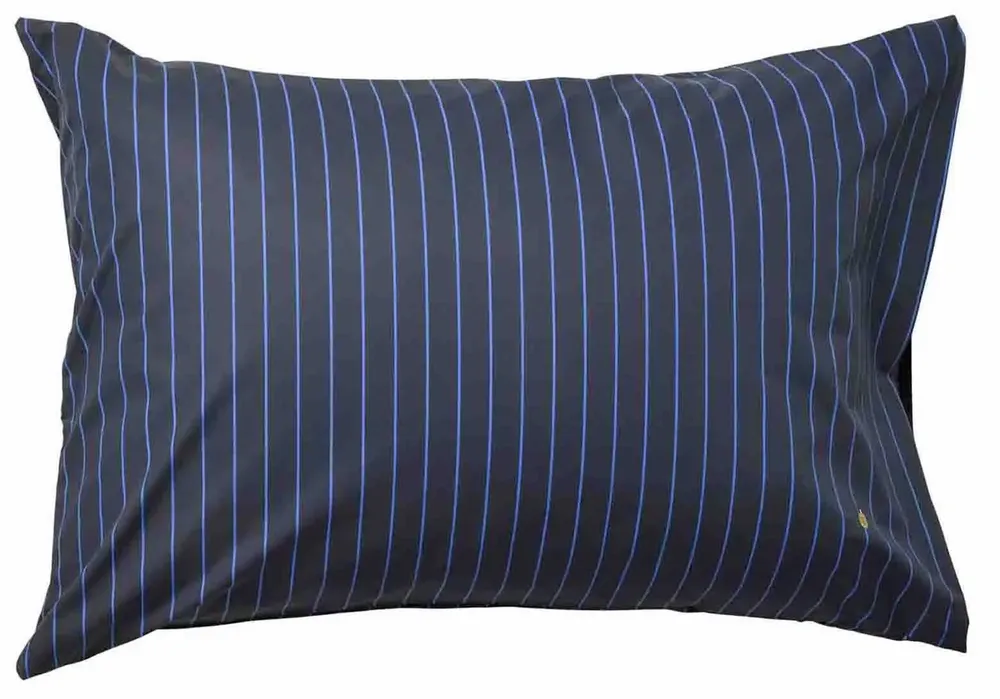Bed linens - Line Pillowcase Blue 70 X 50 - LA CERISE SUR LE GATEAU